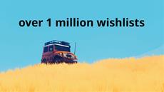 ‘over the hill’ climbs past One Million Wishlists on Steam