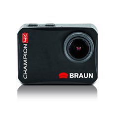BRAUN Champion 4K - sehr kompakte und leichte Action-Kamera mit 4K-Aufl&ouml;sung