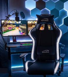 Ein Thron f&uuml;r k&ouml;nigliches Gaming - Speedlink stellt den neuen REGYS RGB Gaming Chair vor
