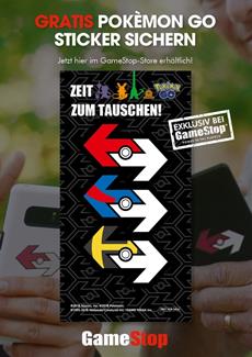 Gratis Pokémon GO Sticker! - jetzt exklusiv bei GameStop