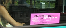 Frauennotruf Frankfurt: Vergewaltigung- Plakataktion kl&auml;rt &uuml;ber Hilfe f&uuml;r Betroffene auf