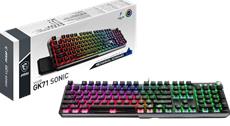 MSI VIGOR GK71 SONIC Gaming-Tastatur als BLUE SWITCHES Version im Handel 