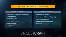 SpaceCraft erweitert Erkundung und Handel im ersten gro&szlig;en Early-Access-Update