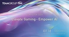 TEAMGROUP setzt auf der Computex 2024 neue Ma&szlig;st&auml;be, Elevate Gaming. Empower AI