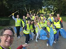 BenQ DACH-Team unterst&uuml;tzt den World CleanUp Day