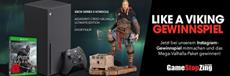 Xbox Series X gewinnen - Gro&szlig;es Gewinnspiel bei GameStopZing zum Release von Assasin‘s Creed Valhalla